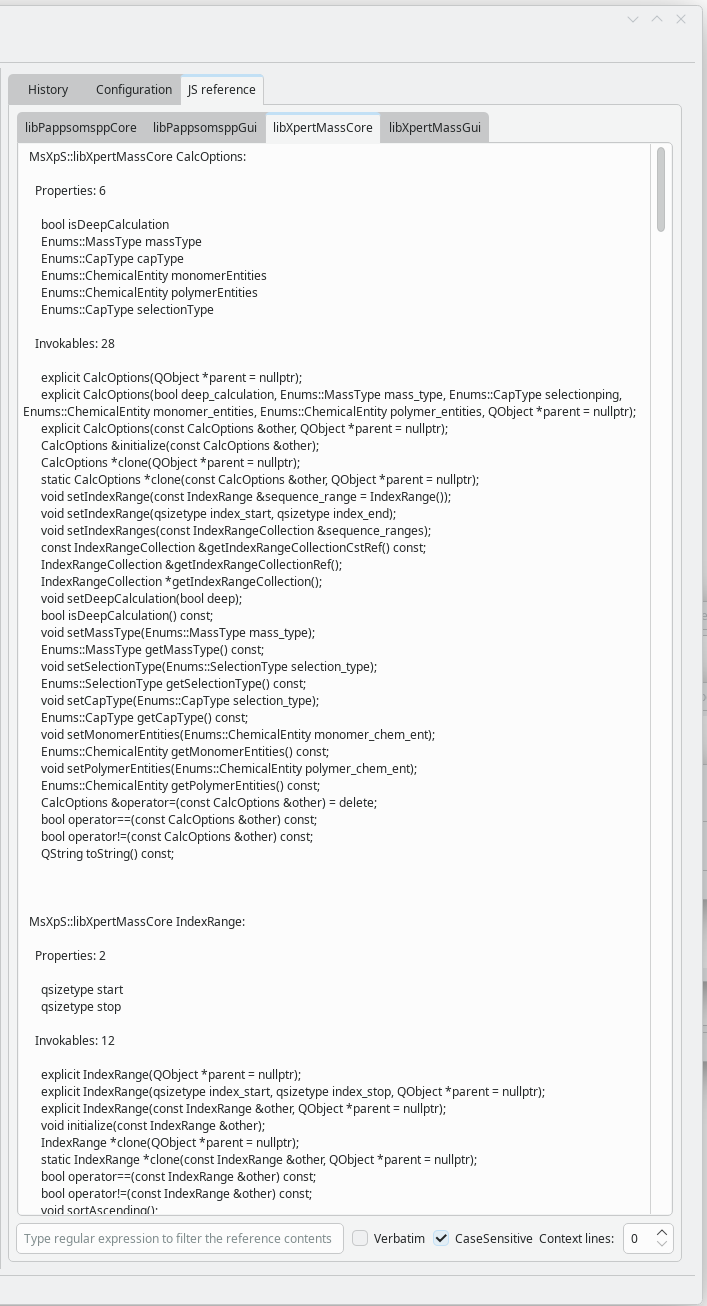 JavaScript reference text